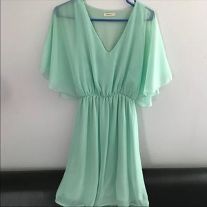 Mint green dress